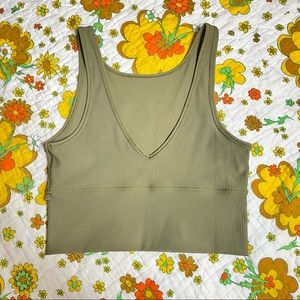 lululemon power pivot ribbed tank top